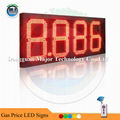 12 Inch Outdoor Waterproof Wireless Control Red 888.8 Gas Station LED Gas Price  2