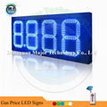 8.889 High Brightness Blue Gas Station LED Gas Price Number Sign 1