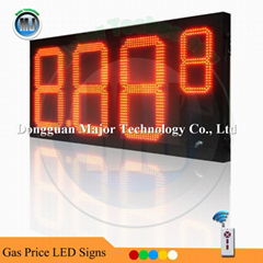 24" Wireless RF Control 8.889 Gas Station LED Fuel Price Sign