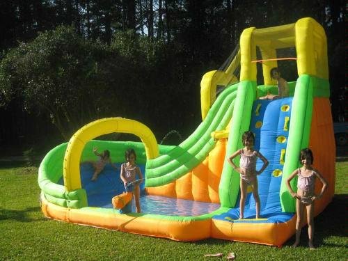 home use inflatable water slide with pool residential inflatable water slides