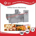 high quality puffed snack food extruder