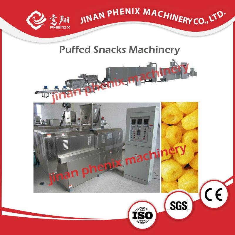 high quality puffed snack food extruder manufacturing machine 3