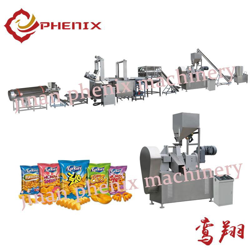 kurkure cheetos nik naks snack food extruder making machine