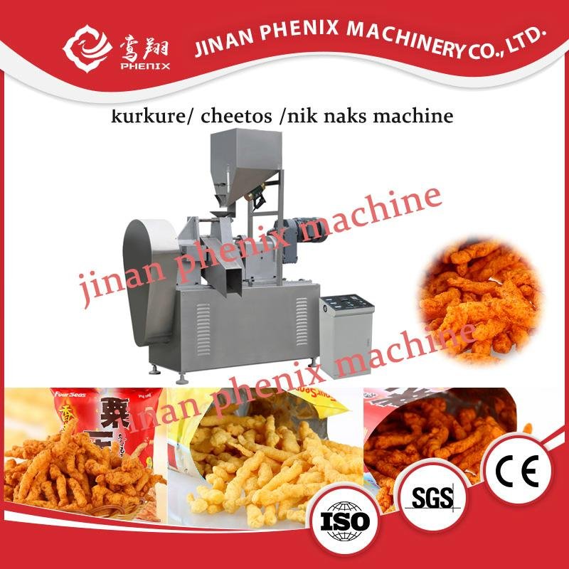 kurkure cheetos nik naks snack food extruder making machine 5
