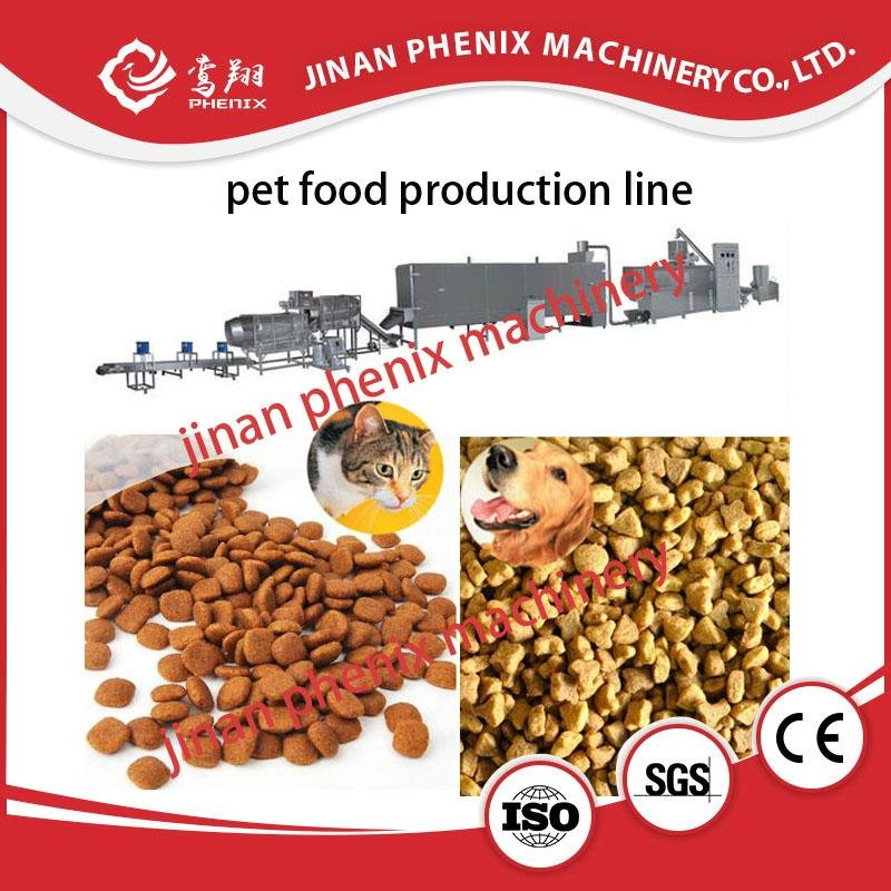 dry pet cat and dog food pellet extruder making machine 3