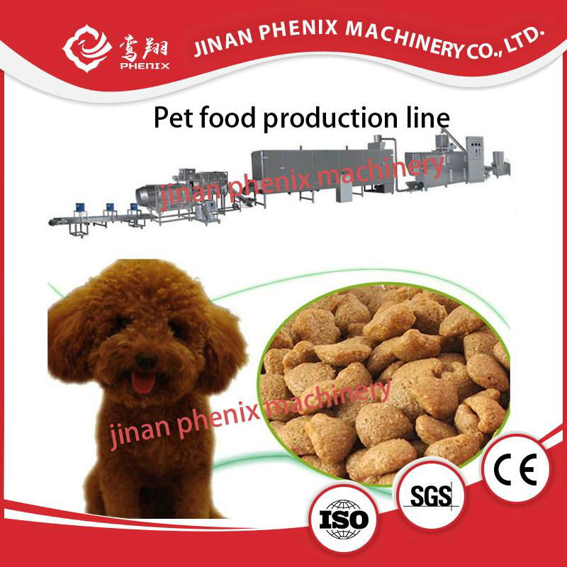 dry pet cat and dog food pellet extruder making machine 4