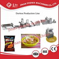 automatic frying corn chip doritos extruder making machine