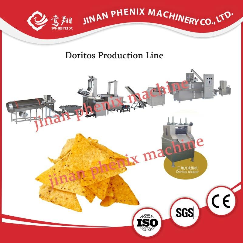 automatic frying corn chip doritos extruder making machine 2