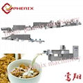 full automatic frosted roasted corn flakes extruder machine processing line 1