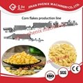 full automatic frosted roasted corn flakes extruder machine processing line 3