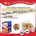 full automatic frosted roasted corn flakes extruder machine processing line 5