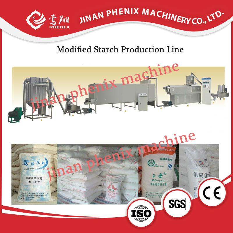 full automatic extrusion modified starch making equipment line 2