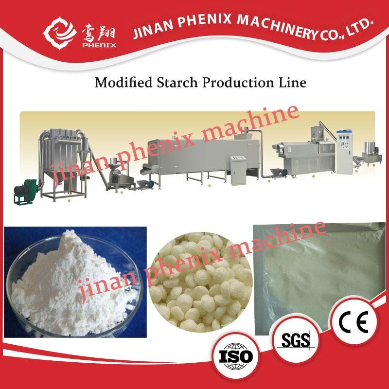 full automatic extrusion modified starch making equipment line 3