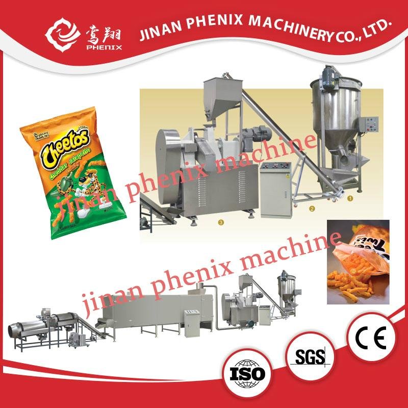 automatic corn kurkure cheetos extruder making machine
