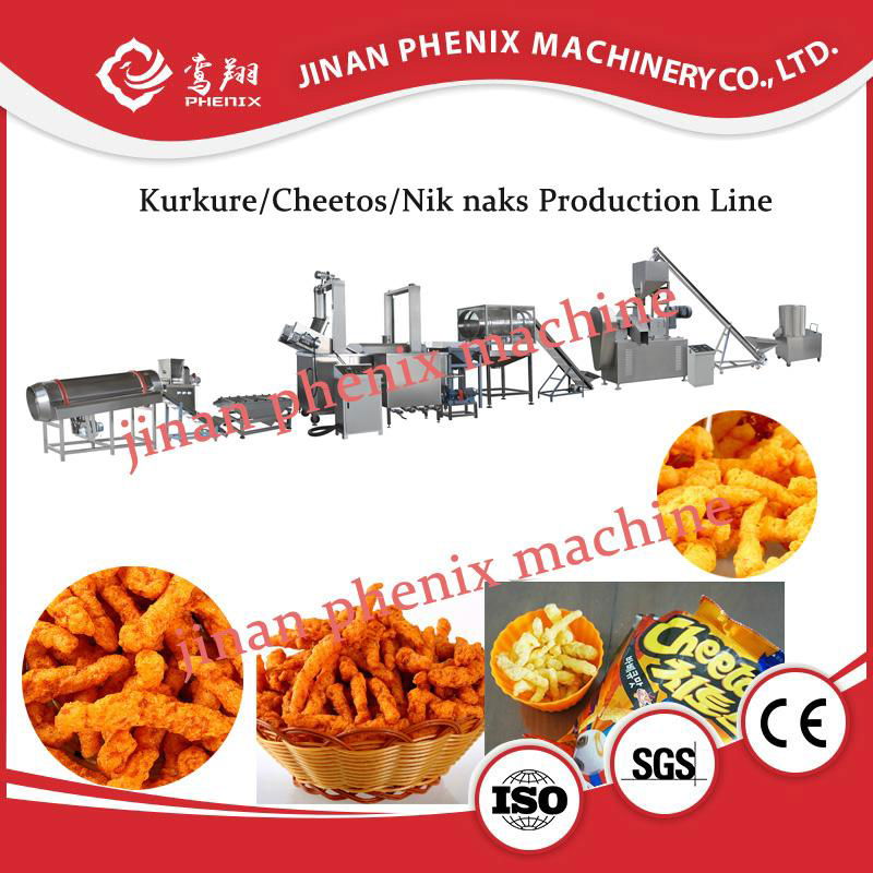 automatic corn kurkure cheetos extruder making machine 4