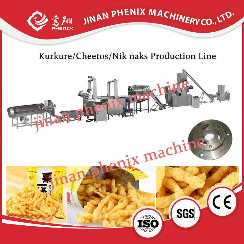 automatic corn kurkure cheetos extruder making machine 5