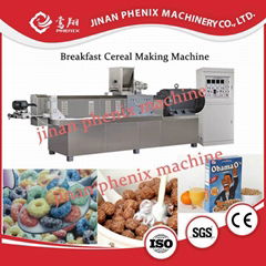 oat flakes breakfast cereals food extruder making machine