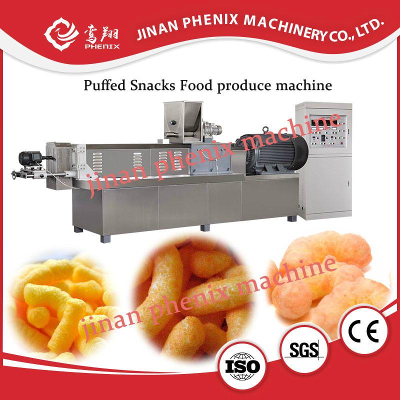 corn maize puff snack food twin screw extruder making machine 3