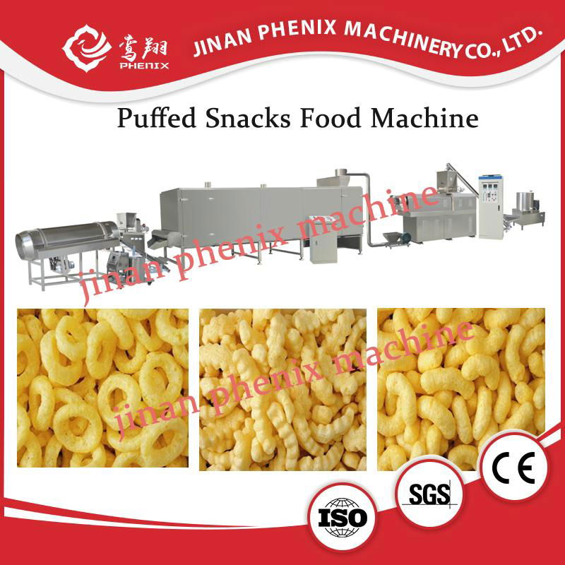 corn maize puff snack food twin screw extruder making machine 4