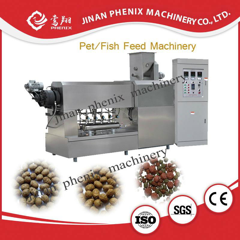 floating shrimp fish feed twin screw extruder machinery 2