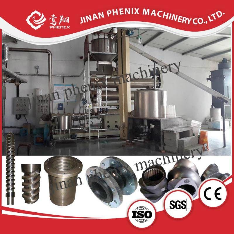 floating shrimp fish feed twin screw extruder machinery 3