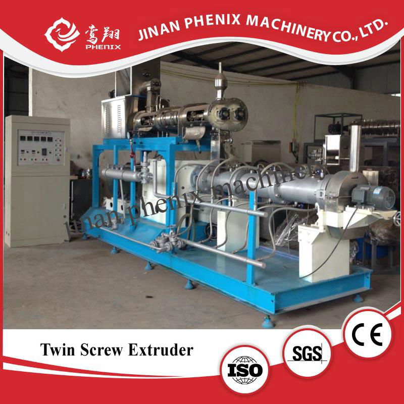 floating shrimp fish feed twin screw extruder machinery 5