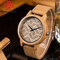 SIHAIXIN Wristwatch Mens Wooden Watch With Newest Design Men Clcok Leather