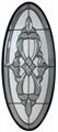 Hight Wrought Iron Door Glass For Decortation Glass Inlaid glass Art Glass