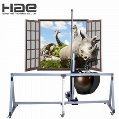 Outdoor And Indoor 3D Vertical Wall Mural Decor Printer