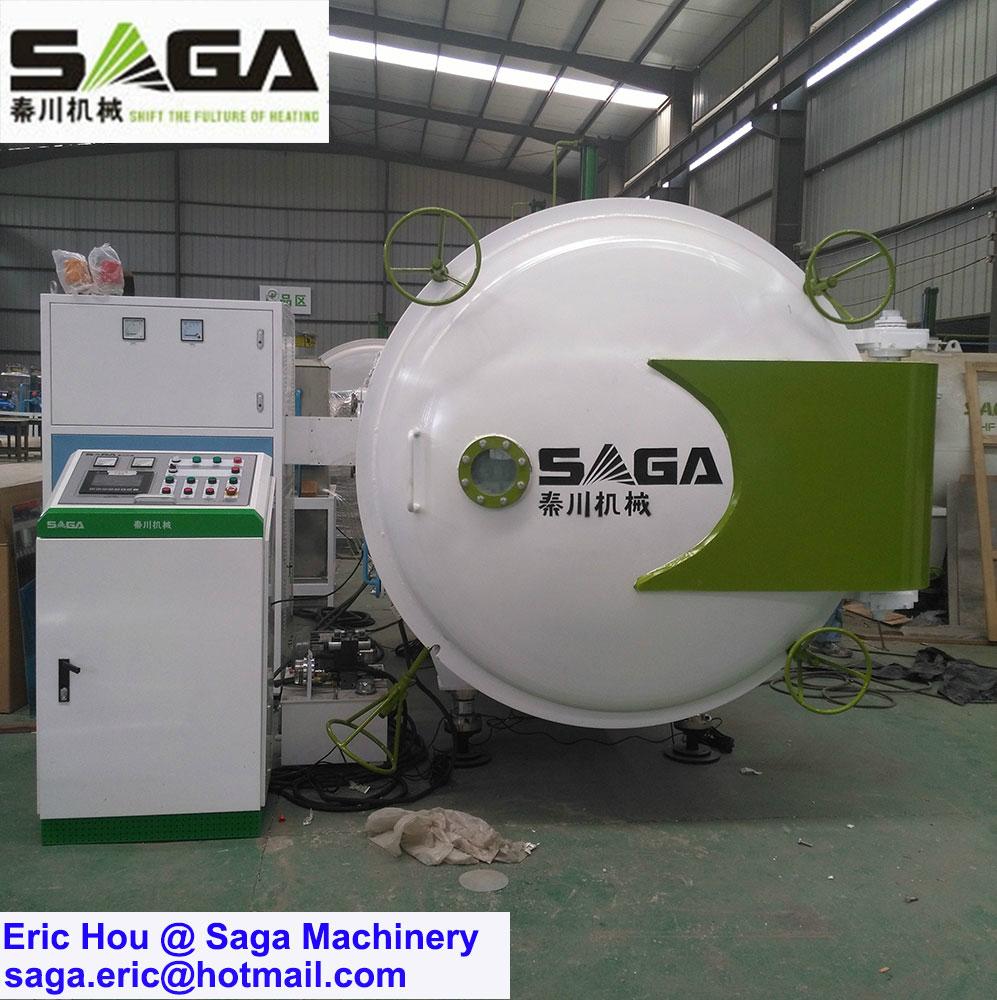 Radio Frequency RF Wood Dyer Machine Microwave Vacuum Drying Kiln