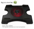 Gaming Laptop Cooling Pad with 200mm Blue LED Fan  4