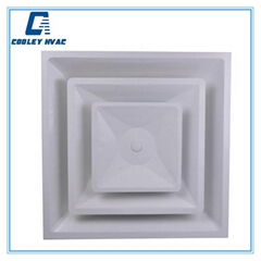 Hot sale 24x24  ceiling air diffuser air vent 3 cone