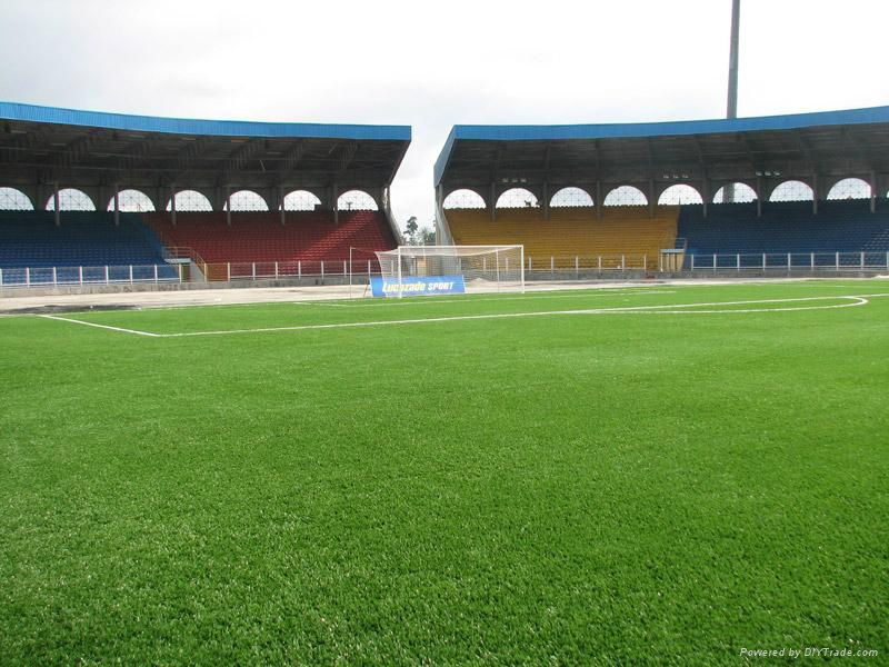 Artificial grass for football fields