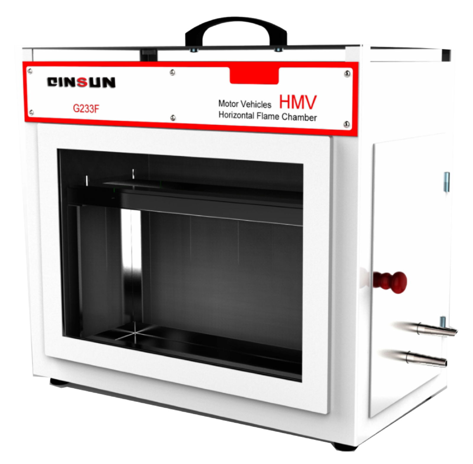 horizontal flammability tester