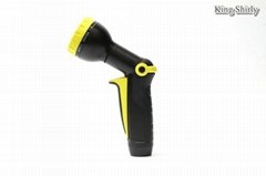 9-pattern plastic water nozzle inset trigger