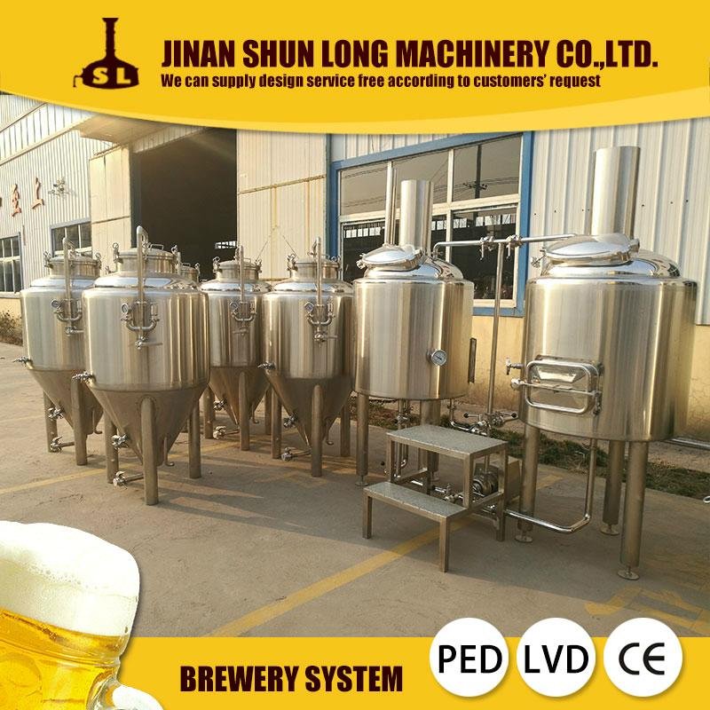 500l 3-vessel beer brewery equipment 2