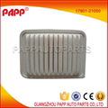 good quality air conditioning filter for toyota corolla yaris  17801-21050