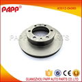 auto parts toyota brake disc 43512-0k060