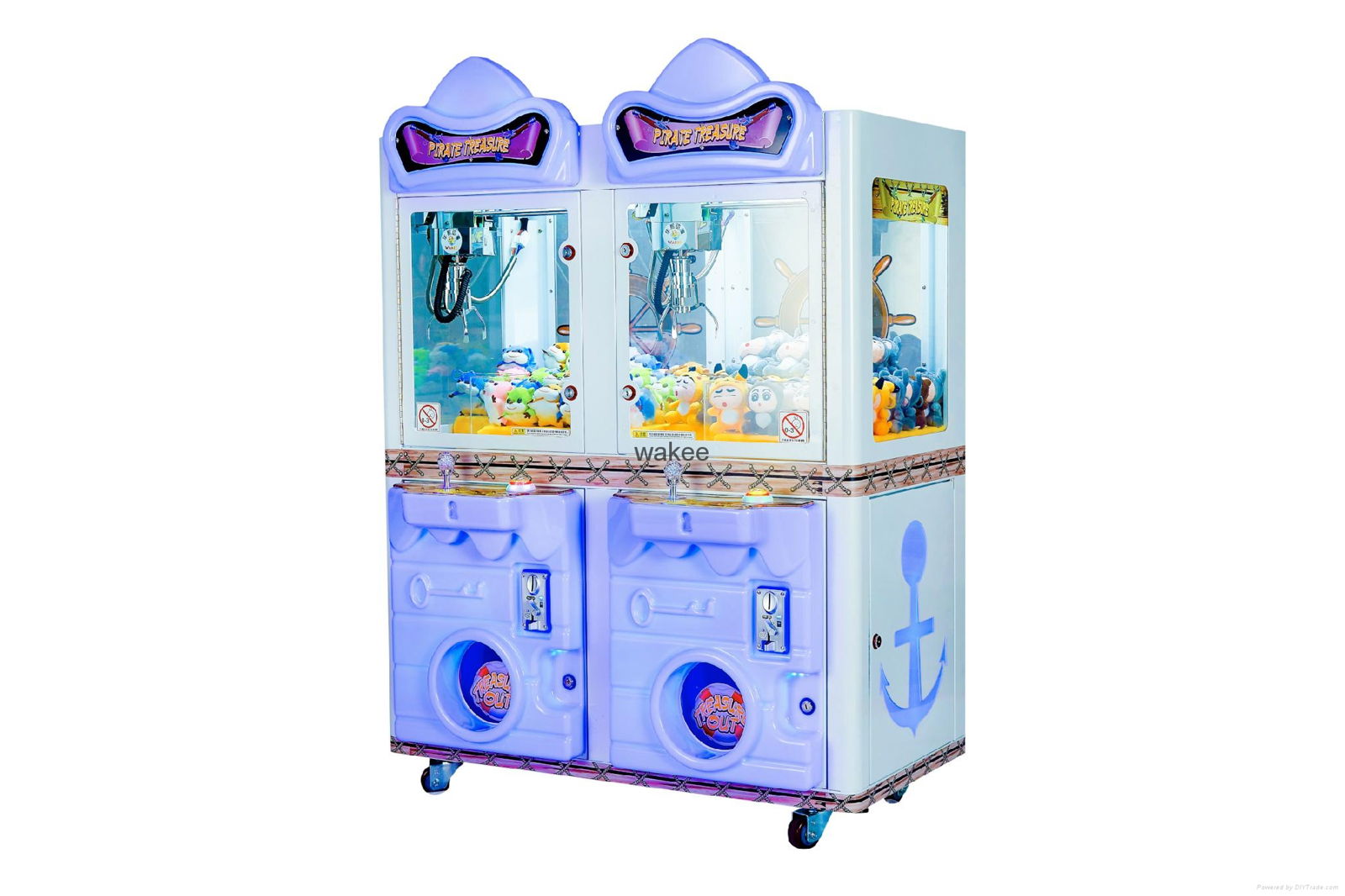 hot sale slot games claw machine for kids Pirate 2 players arcade games for sale