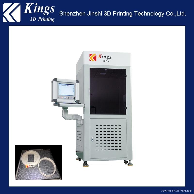 High resolution industrial SLA 3D printer machine laser resin printer Kings 450