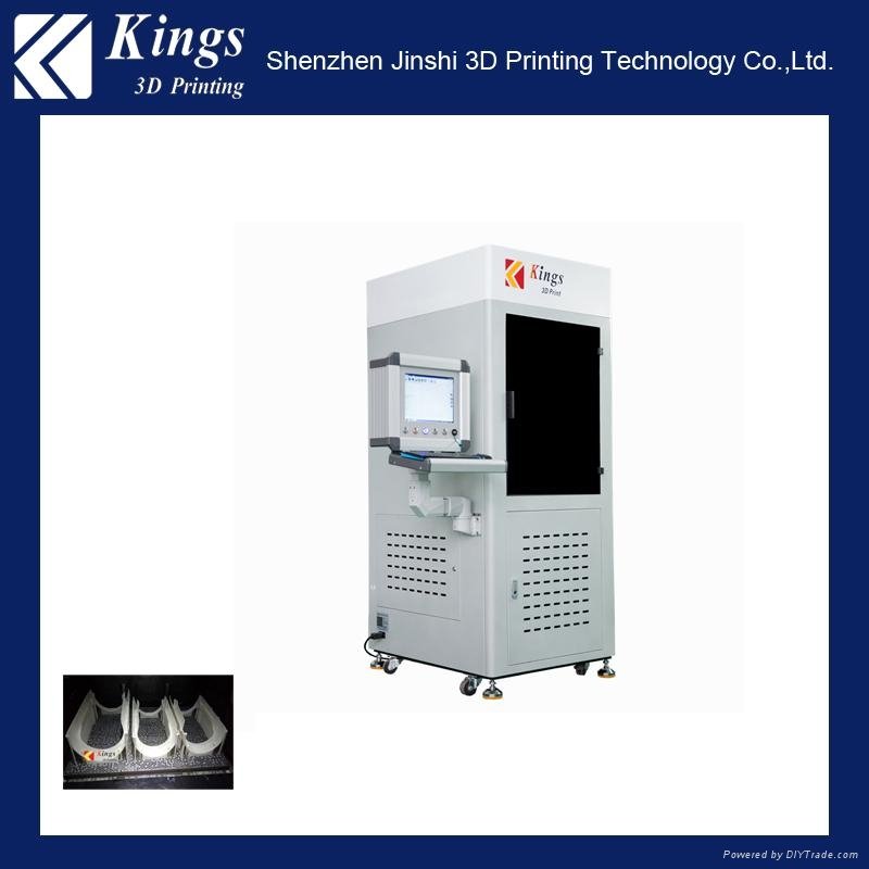 High resolution industrial SLA 3D printer machine laser resin printer Kings 450 3