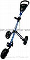 Cruiser Lx Deluxe 3 Wheel Push Cart - Blue 