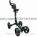 Orlimar 2015 Bullit Click 4 Wheel Golf Push Cart  1