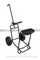 Tilt 2 Wheel Pull Cart with Seat by Founders Club