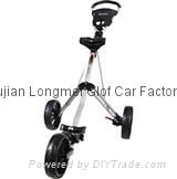 Top Flite 3-Wheel Push Cart