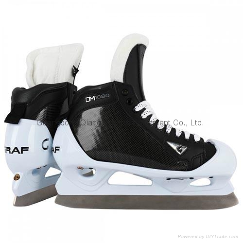 GRAF DM1080 SR. WHITE GOALIE SKATES (China Manufacturer) Hockey