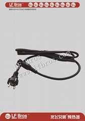 Black cable for engine preheaters