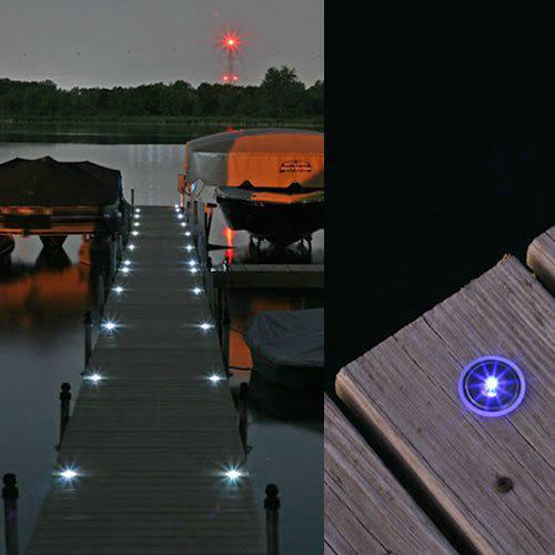 IP67 Warning Safety Sign solar dock dots maker lights  5