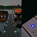 IP67 Warning Safety Sign solar dock dots maker lights  5