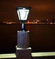 2 in 1 super bright Cast Aluminum solar post lamp outdoor garden lights 4